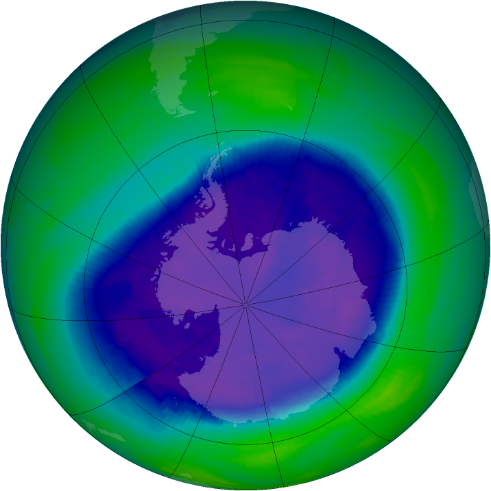 Ozone Map 1993-09-20